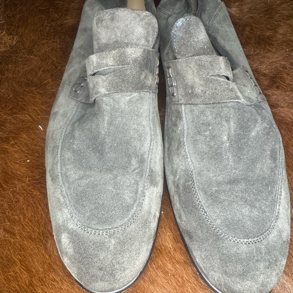 Harry's of London Brown Suede Slip-On Loafers